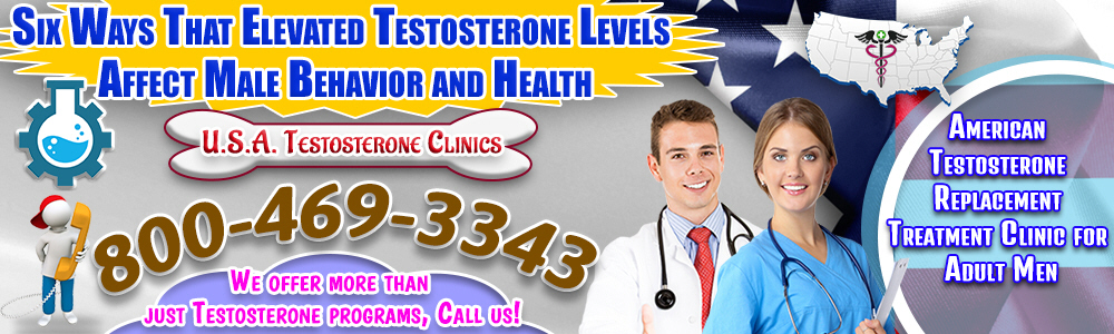 six ways that elevated testosterone levels affect male behavior and health