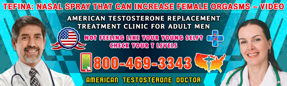tefina nasal spray that can increase female orgasms trials