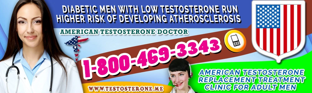 diabetic men with low testosterone run higher risk of developing atherosclerosis 2