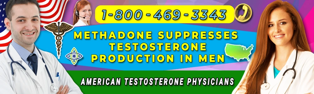 methadone suppresses testosterone production in men