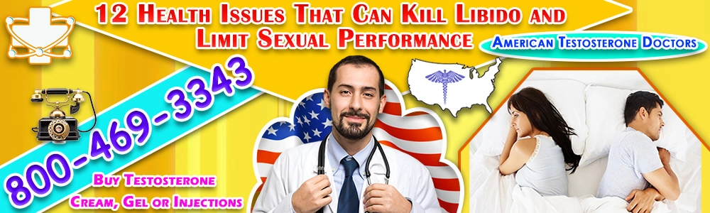 12 health issues that can kill libido and limit sexual performance
