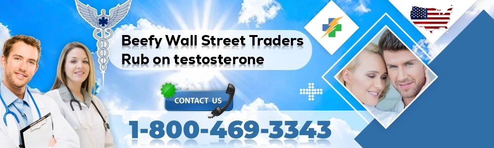 beefy wall street traders rub on testosterone