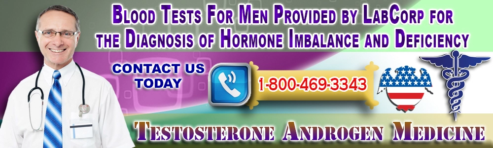 blood tests for men provided by labcorp for the diagnosis of hormone imbalance and deficiency