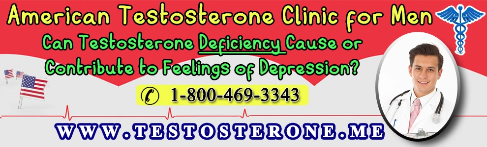 can testosterone deficiency cause or contribute to feelings of depression