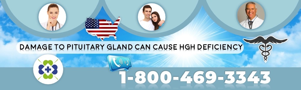 damage to pituitary gland can cause hgh deficiency