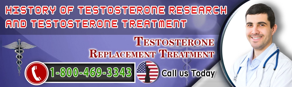 history of testosterone research and testosterone treatment