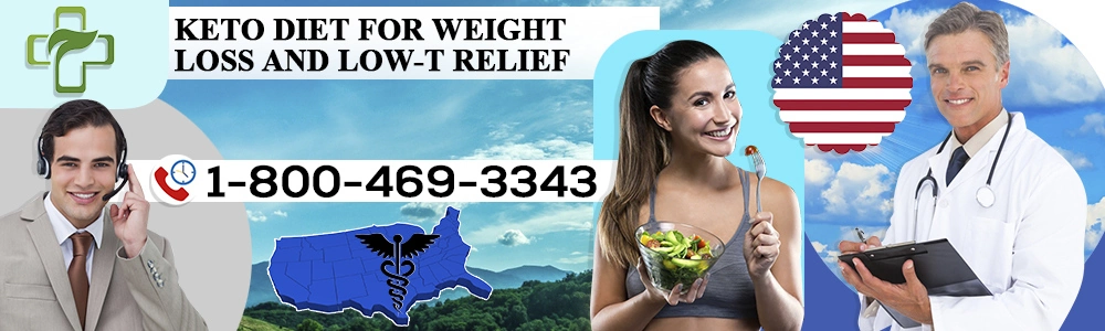 keto diet for weight loss and low t relief header