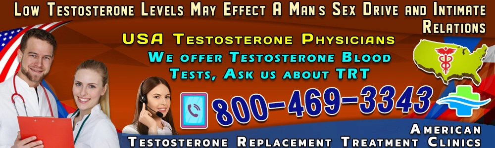 low testosterone levels may effect a mans sex drive and intimate relations