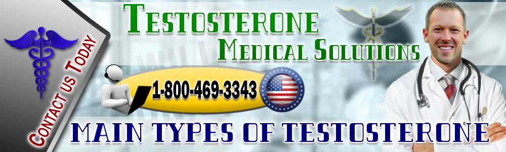 main types of testosterone