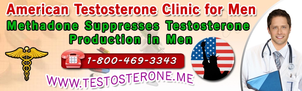 methadone suppresses testosterone production in men