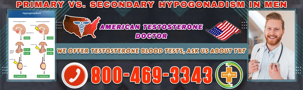 primary vs secondary hypogonadism in men