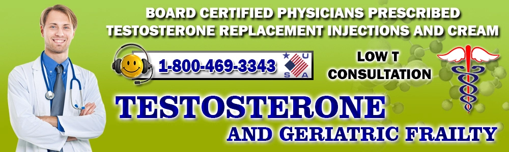 testosterone and geriatric frailty