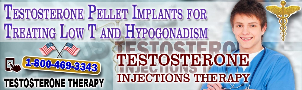 testosterone pellet implants for treating low t and hypogonadism