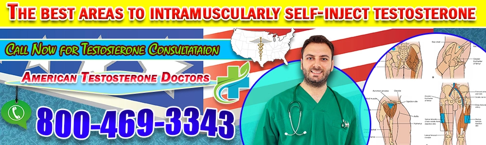 the best areas to intramuscularly self inject testosterone