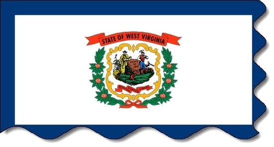 West Virginia state flag, medical clinics