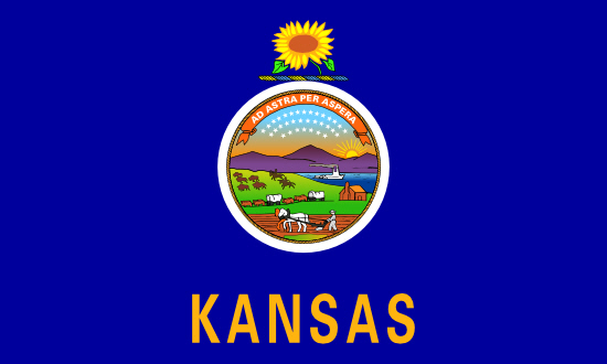 Kansas state flag, blood testing facilities Kansas state flag, medical clinics