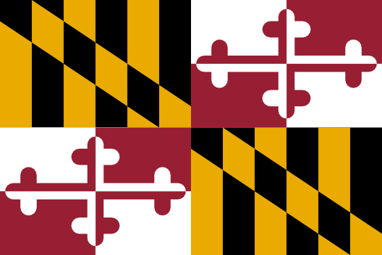 Maryland state flag, blood testing facilities Maryland state flag, medical clinics