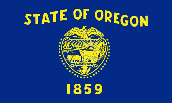 Oregon state flag, medical clinics