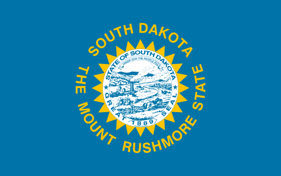 South Dakota state flag, blood testing facilities South Dakota state flag, medical clinics