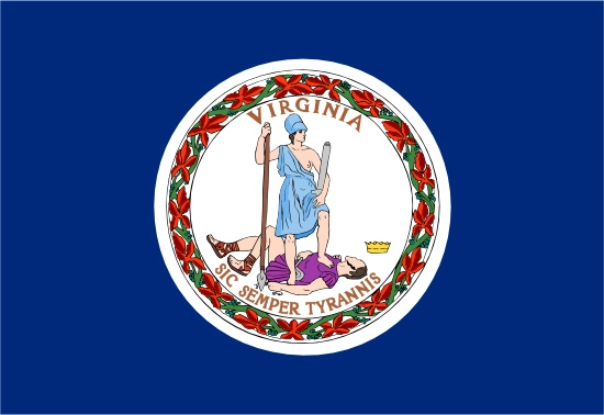 Virginia state flag, medical clinics