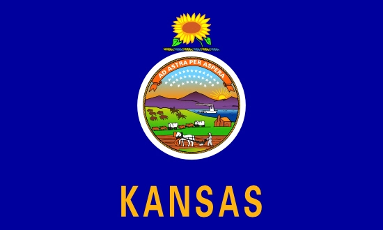 Kansas state flag, medical clinics