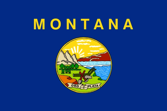 Montana state flag, medical clinics