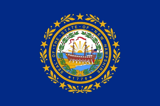 New Hampshire state flag, blood testing facilities New Hampshire state flag, medical clinics