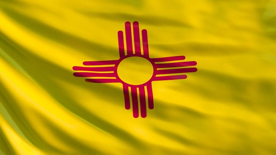 New Mexico state flag, medical clinics