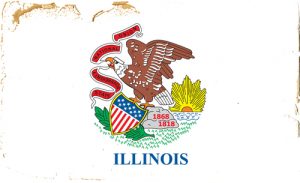 Illinois state flag 300x183