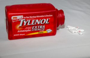 Red tylenol bottle 300x194