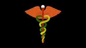 multi colored caduceus 300x169