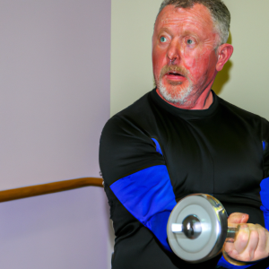 a professional appealing image of a caucasian man or woman exercising in a gym 159 300x300