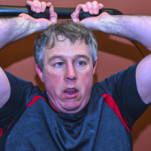 a professional appealing image of a caucasian man or woman exercising in a gym 536 300x300