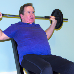 a professional appealing image of a caucasian man or woman exercising in a gym