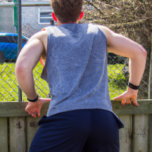 a professional appealing good looking and atheletic image of a caucasian man exercising or playing sports outside on a sunny day 651 300x300